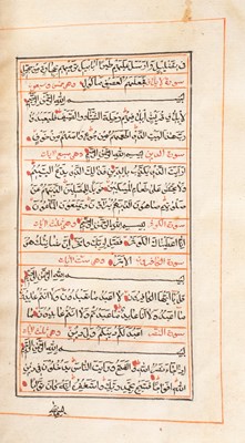 Lot 74 - [Qur’an] A Complete Qur’an, Qajar Persia, AH 1230 (1814–1815)
