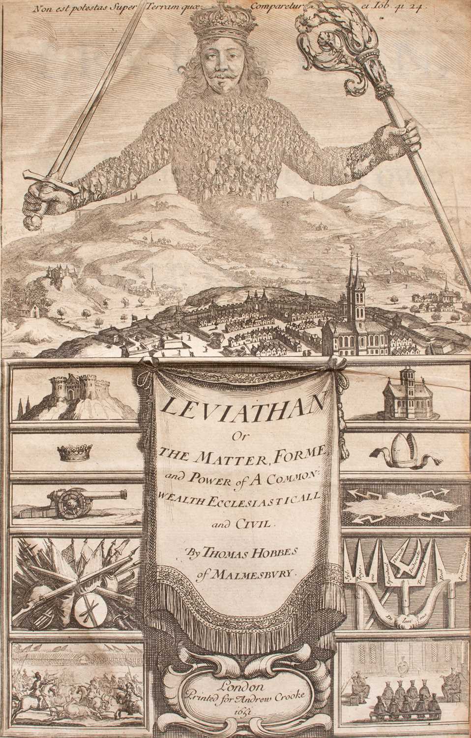 Lot Hobbes (Thomas) Leviathan