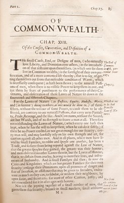 Lot 764 - Hobbes (Thomas) Leviathan