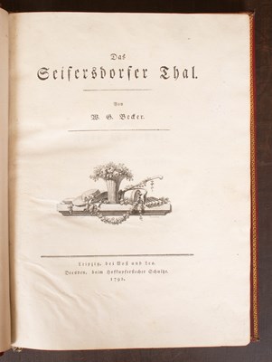 Lot 744 - Becker [(Wilhelm Gottlieb)] Das Seifersdorfer Thal