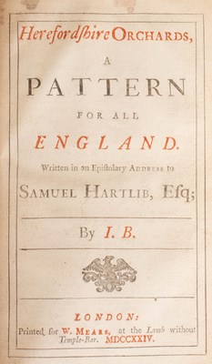 Lot 789 - [Cider] [Ellis (William)] The Compleat Cyderman
