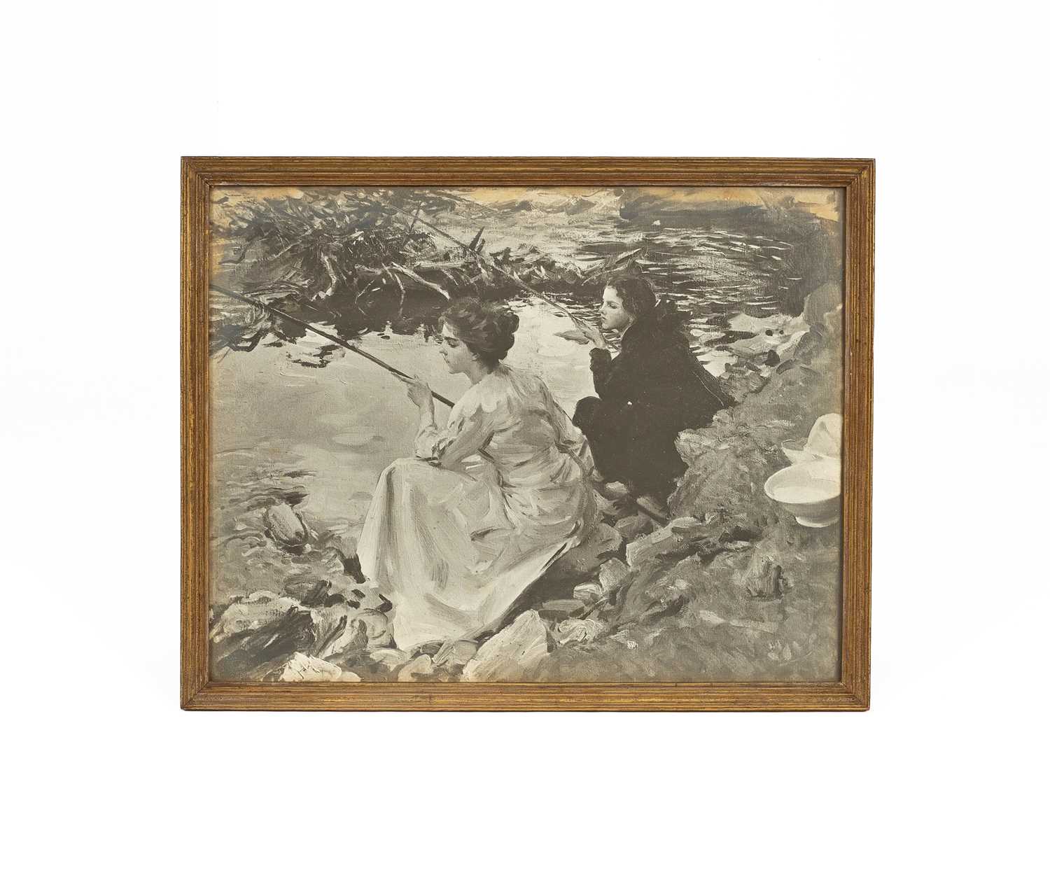 Lot 338 - A gilt frame by Chapman Bros.