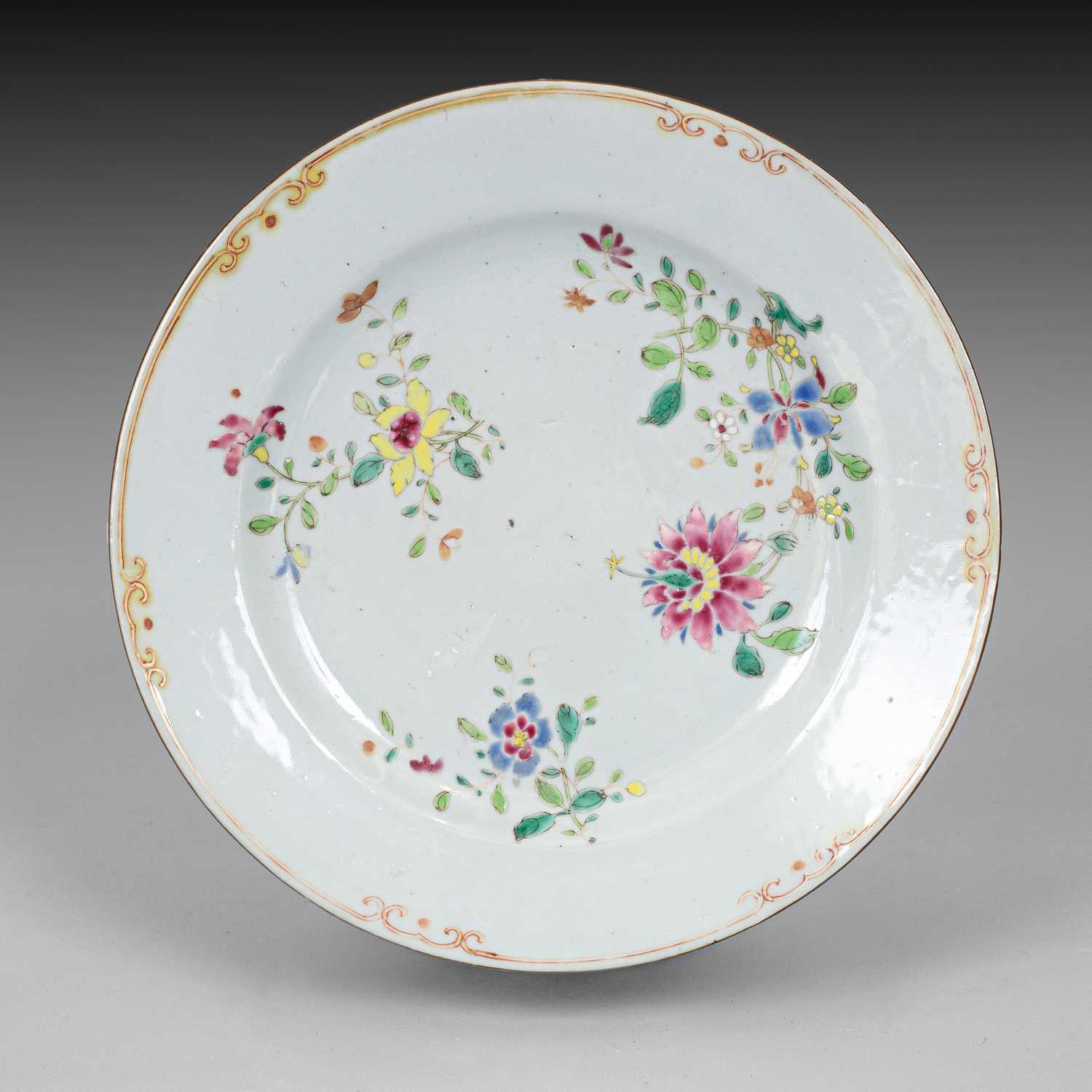 Lot 314 - A Chinese export plate