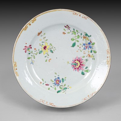 Lot 314 - A Chinese export plate
