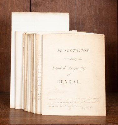 Lot 938 - Rouse-Boughton (Sir Charles William) Manuscript Dissertation