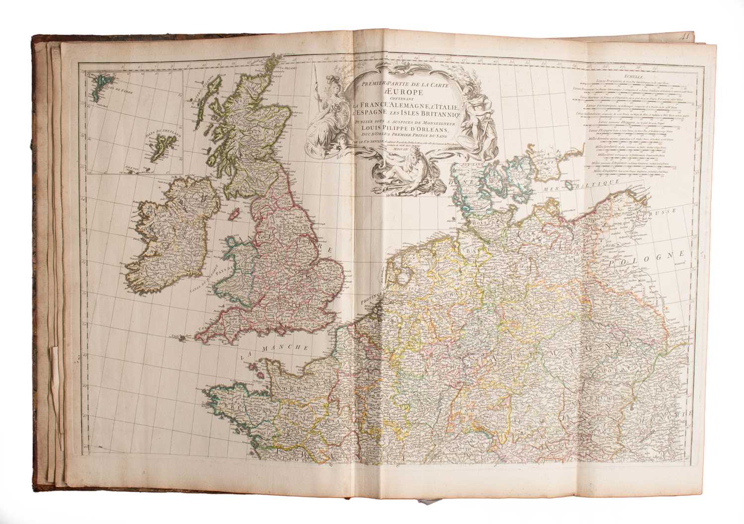 Lot 802 - D'Anville (Jean Baptiste Bourguignon) D'Anville Atlas