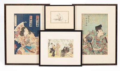 Lot 180 - Toyohara Kunichika (Japanese, 1835-1900)