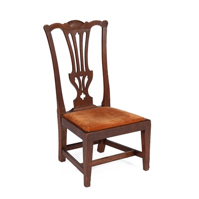 Lot 340a - An oak nursing or child’s chair attributed to Willie Wheeler